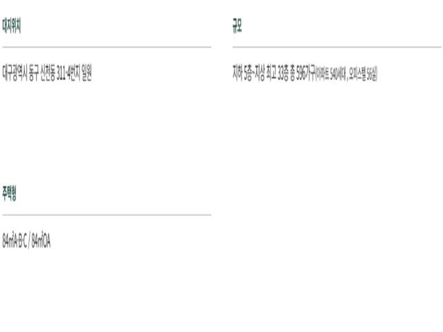 벤처밸리 푸르지오 사업개요